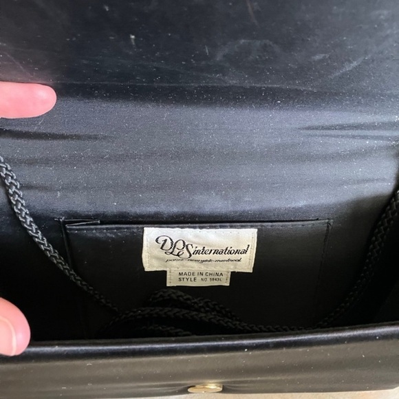 Edgy Black and Gold Skull Clutch - Picture 3 of 5